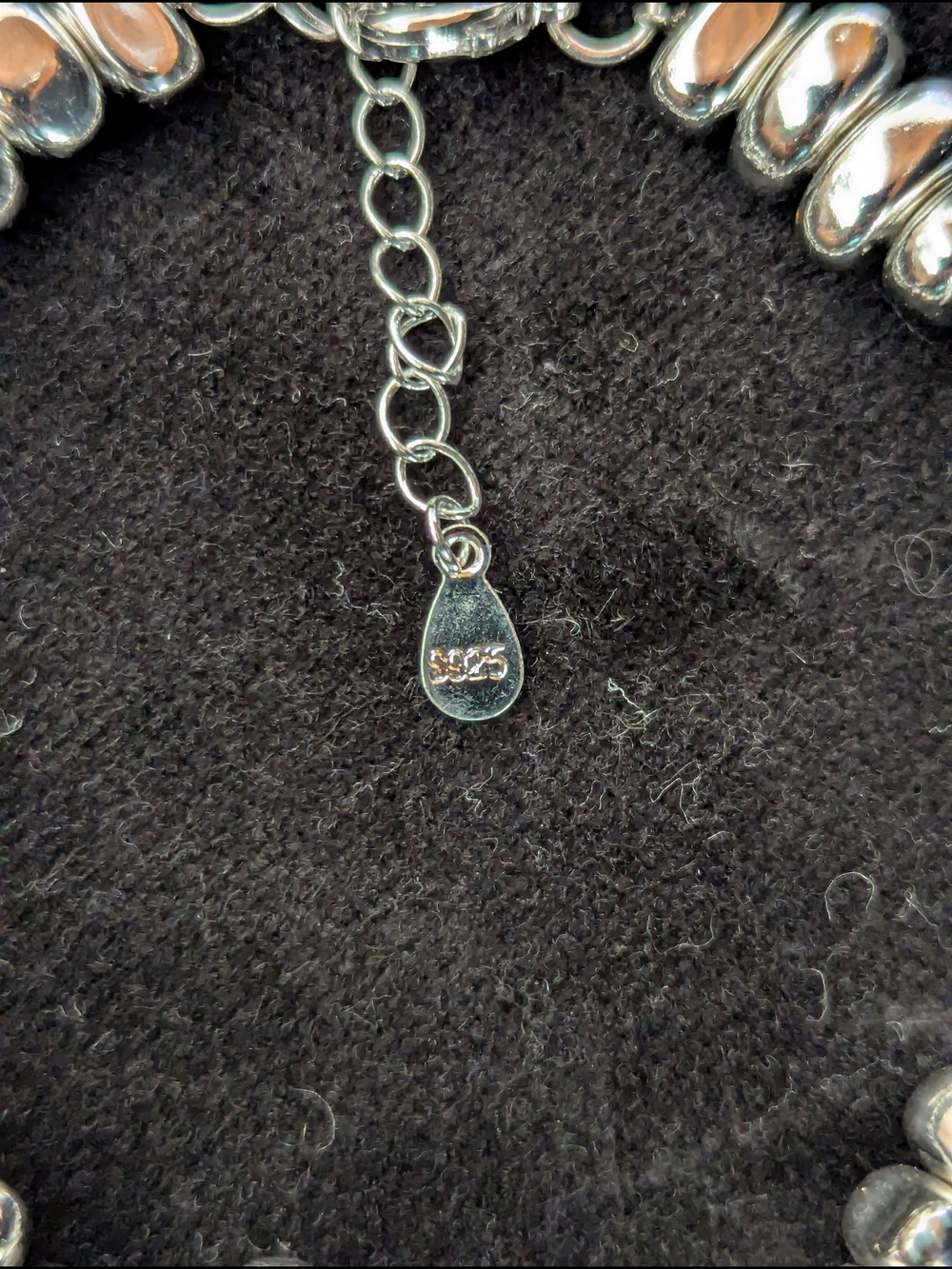 Solid Sterling Silver 925 Beaded Bracelet Adjustable Luxury Minimalist Statement - Picture 2 of 6